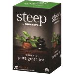 Bigelow Steep Organic Green Tea, Regular
